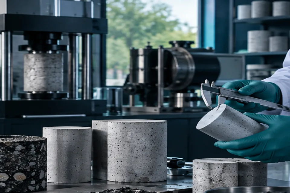Yapı malzemeleri laboratuvarı ve test ekipmanları